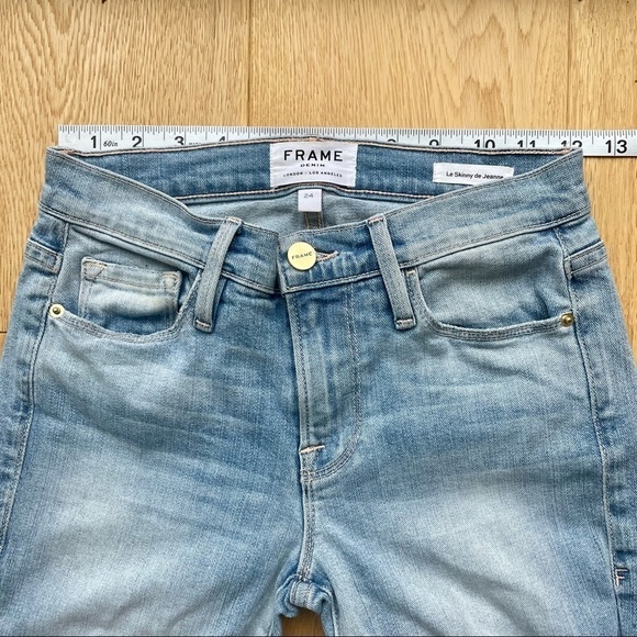 Frame DENIM Le Skinny De Jeanne Side Fray in Scampi  - 24 - Picture 5 of 14